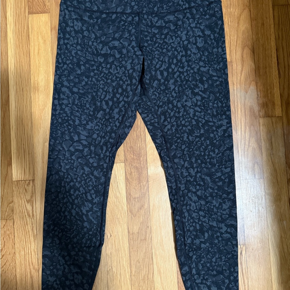lululemon athletica Black Patterned Leggings